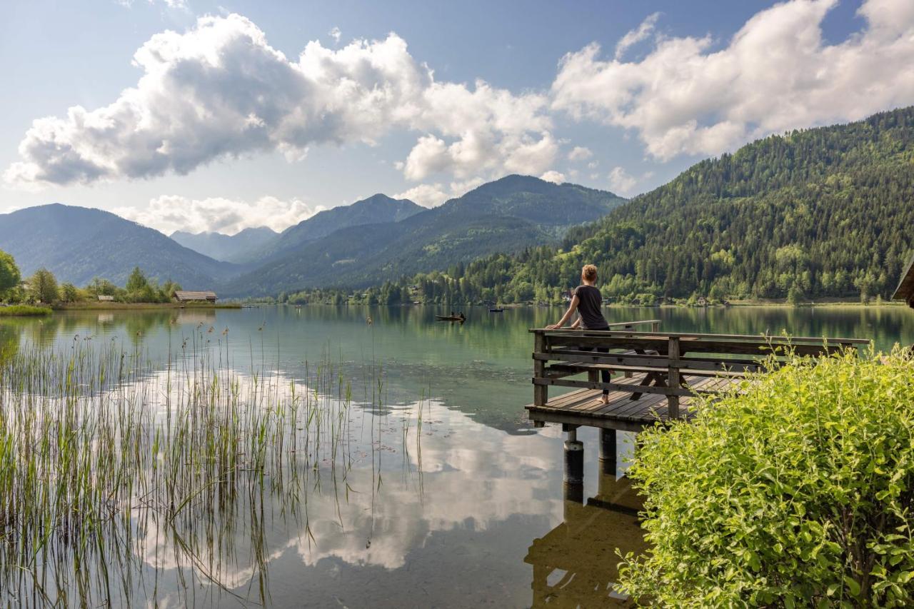 Ferienwohnung Haus Sonnbichl Weissensee Exterior foto